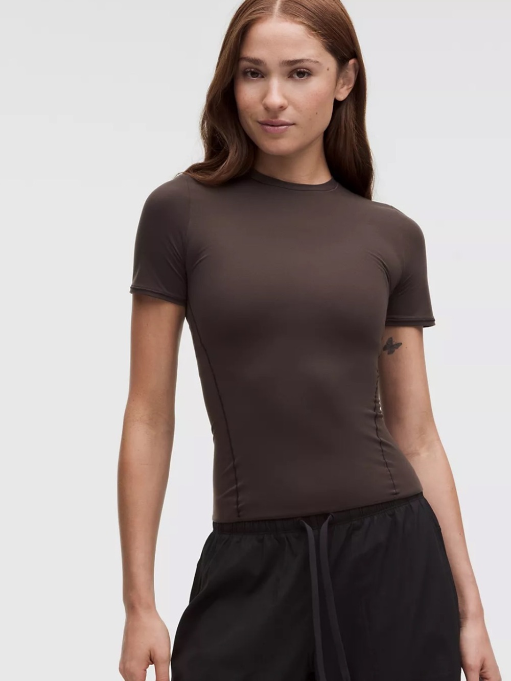 lululemon athletica Wundermost Ultra-Soft Nulu Hip-Length Crewneck Shirt